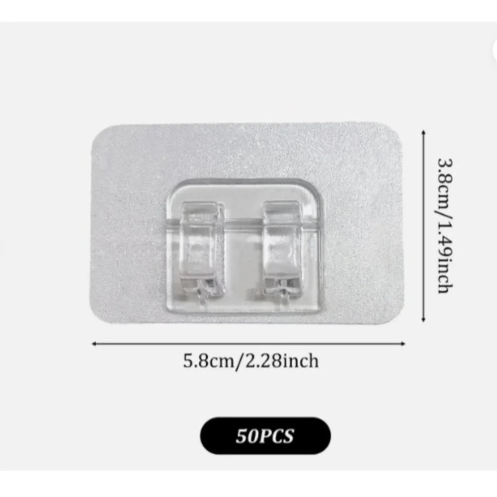 Hooks for Outdoor String Lights, 80 Pack‎ Heavy Duty Cable Clips